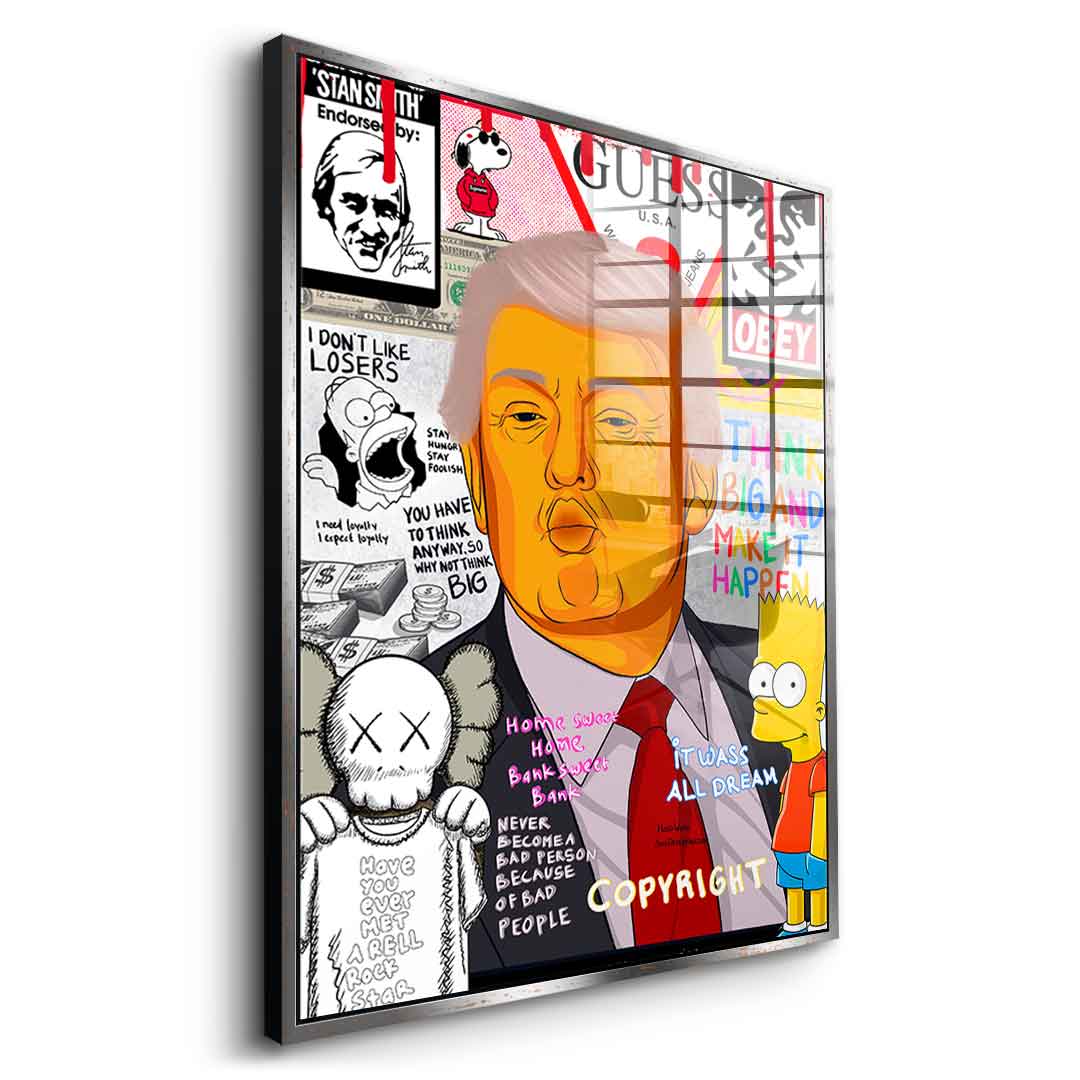 Donald Trump - Szkło akrylowe