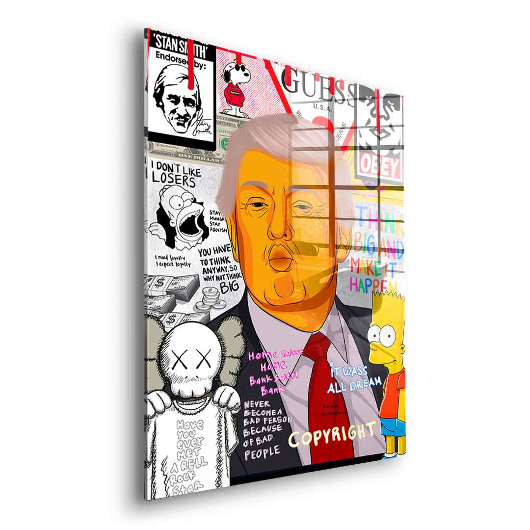 Donald Trump - Szkło akrylowe