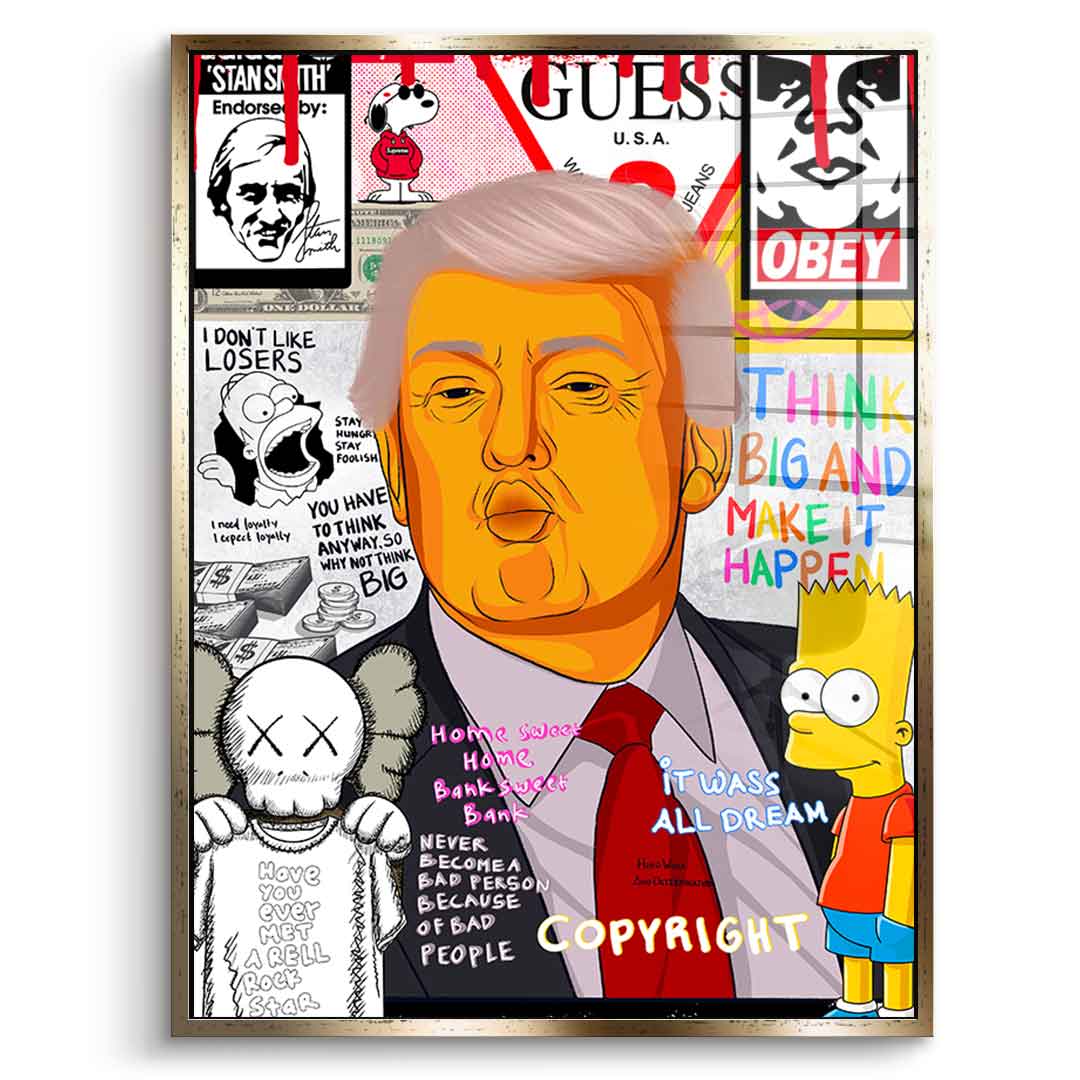 Donald Trump - Szkło akrylowe