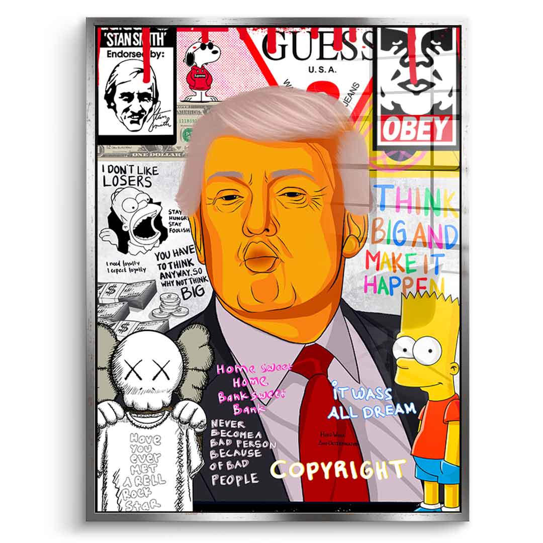 Donald Trump - Szkło akrylowe