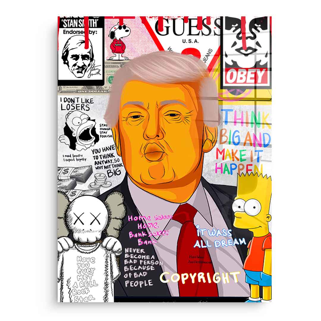 Donald Trump - Szkło akrylowe