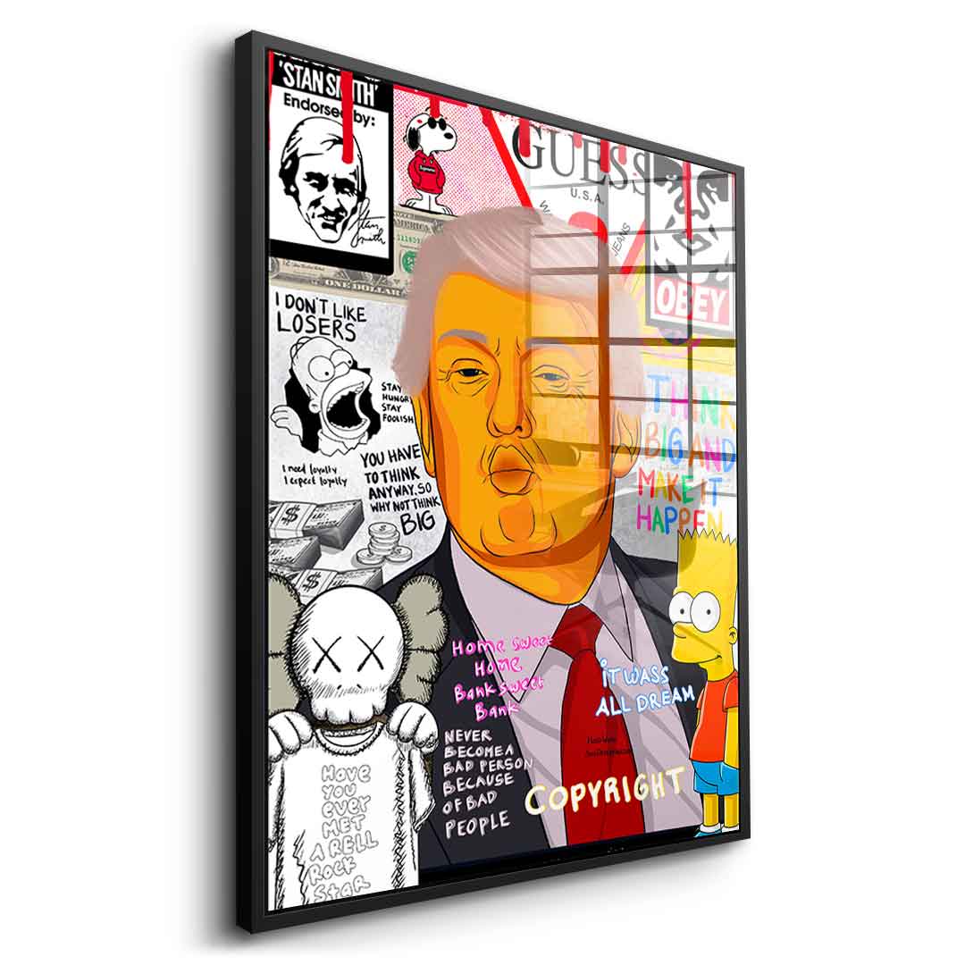 Donald Trump - Szkło akrylowe
