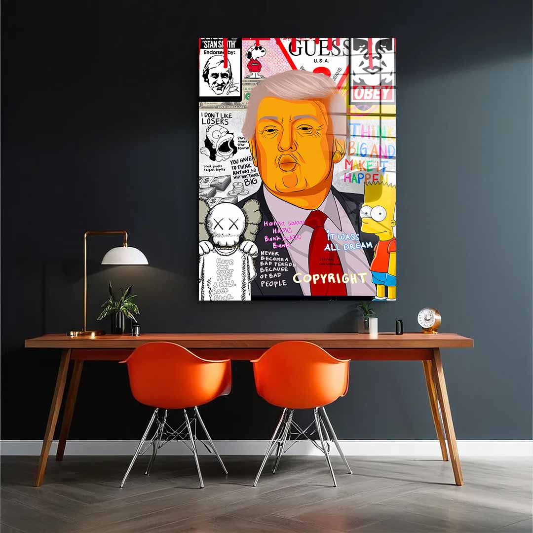 Donald Trump - Szkło akrylowe