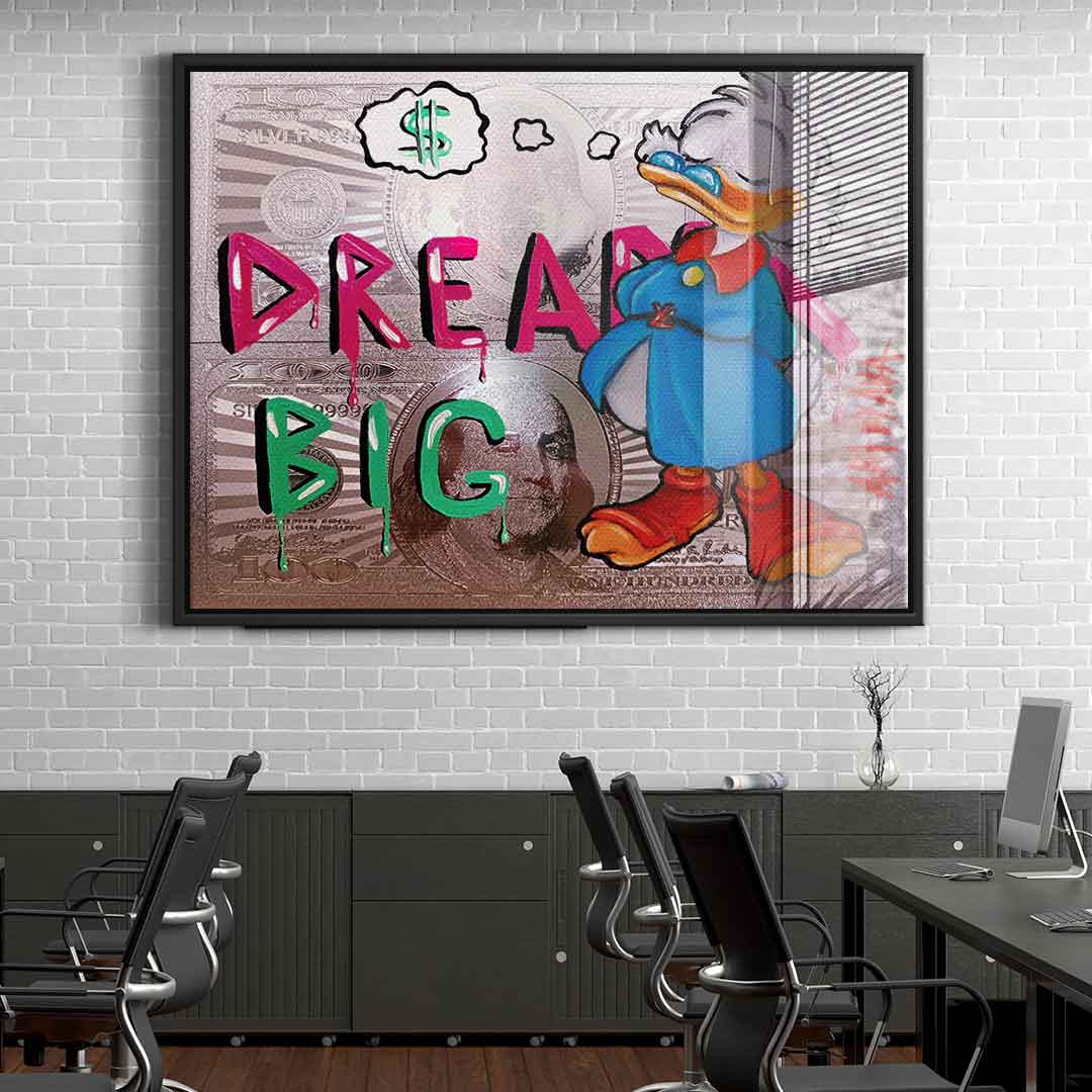 Dreaming Scrooge - Acrylic glass