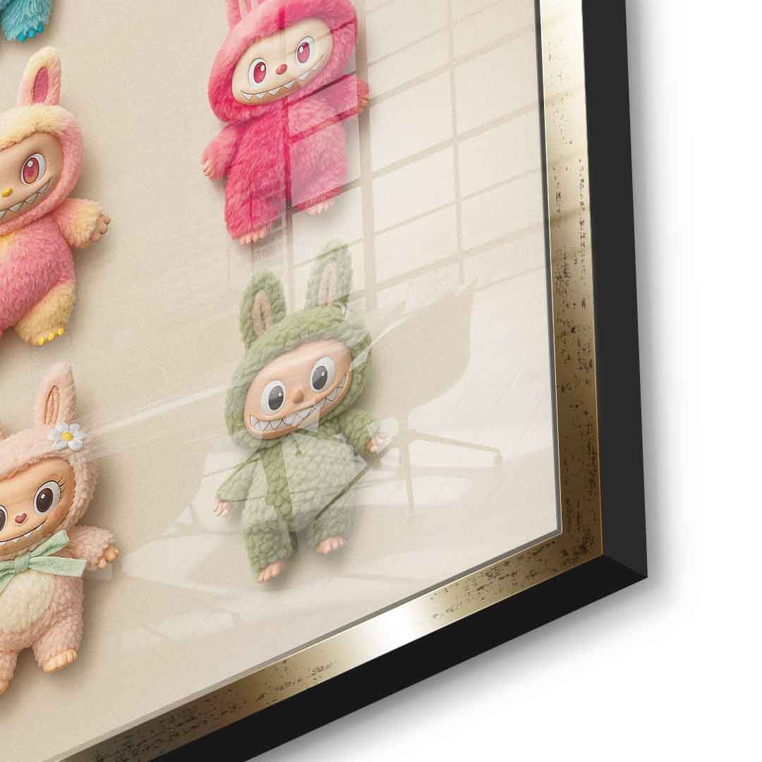 Flat Labubu Collection - Acrylglas