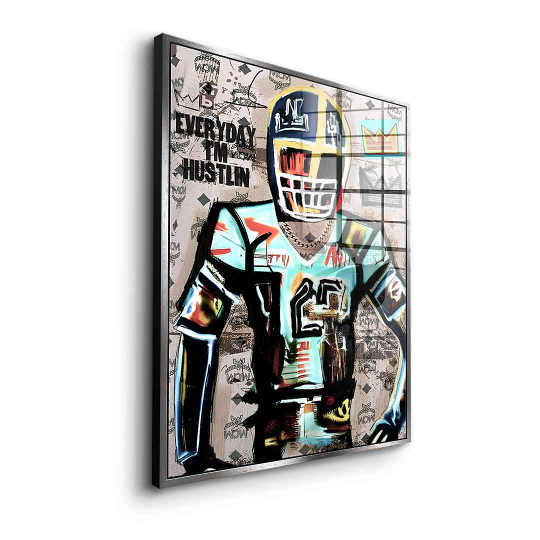 Football Hustlin - Acrylglas