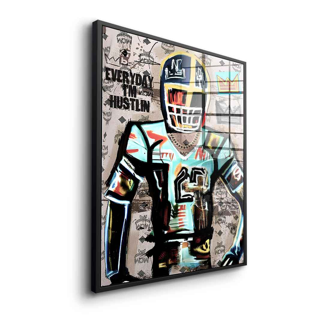 Football Hustlin - Acrylglas