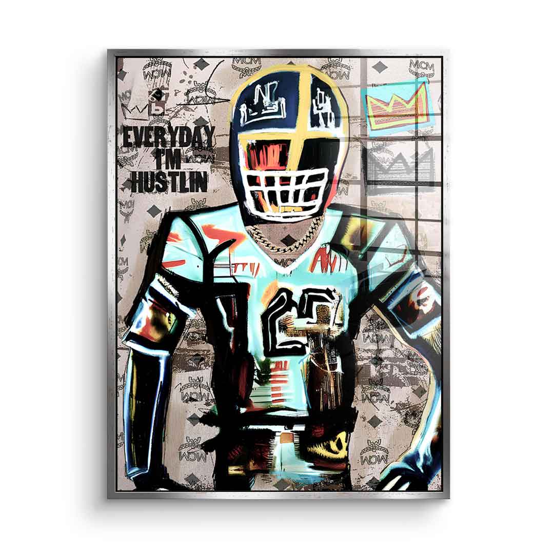 Football Hustlin - Acrylglas