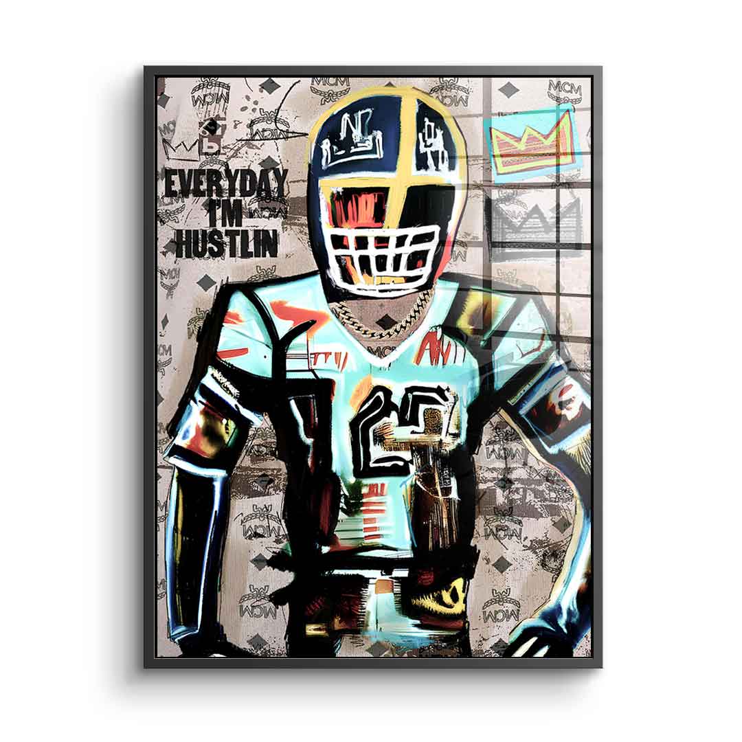 Football Hustlin - Acrylglas