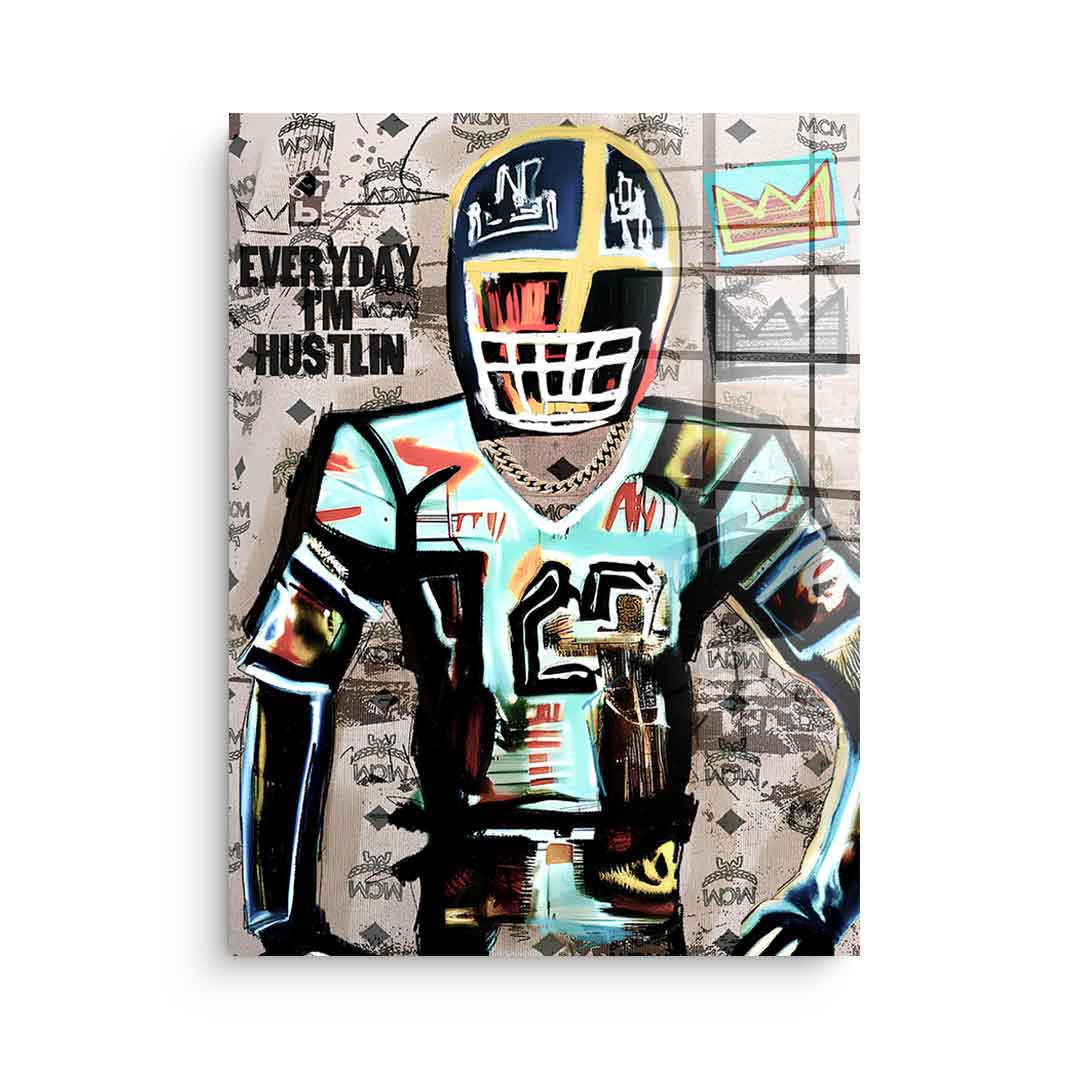 Football Hustlin - Acrylglas