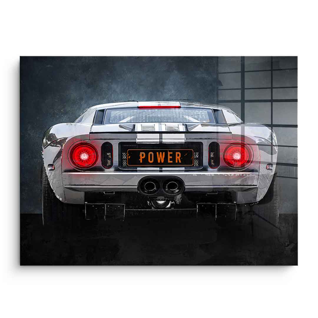 Ford GT Backside - Acrylglas