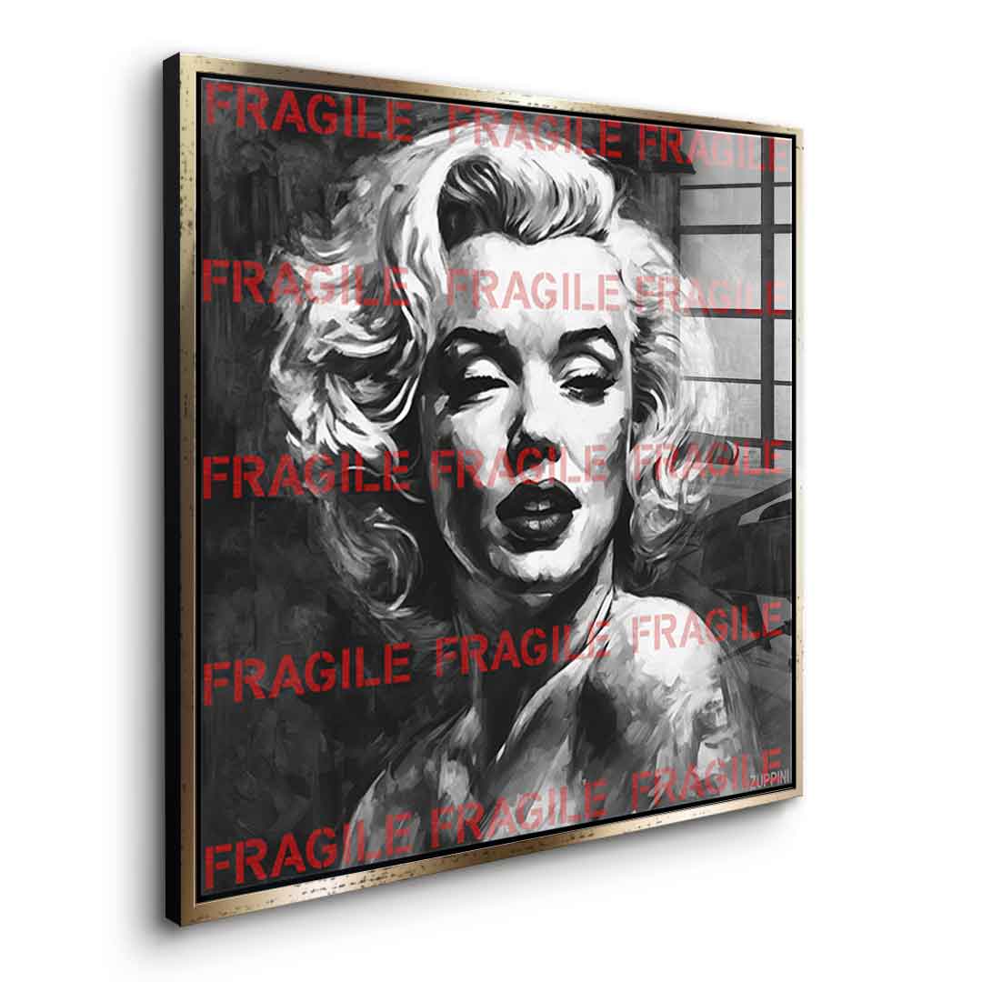 Fragile Monroe - szkło akrylowe
