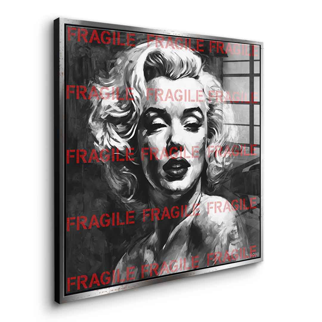 Fragile Monroe - szkło akrylowe