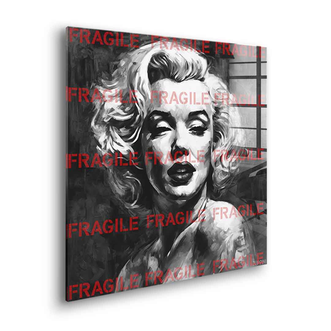 Fragile Monroe - szkło akrylowe