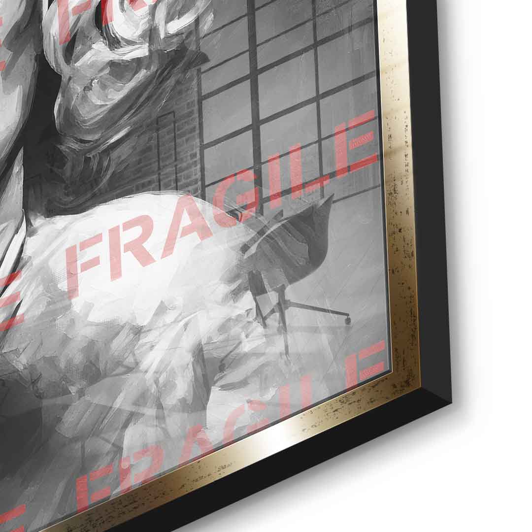 Fragile Monroe - szkło akrylowe
