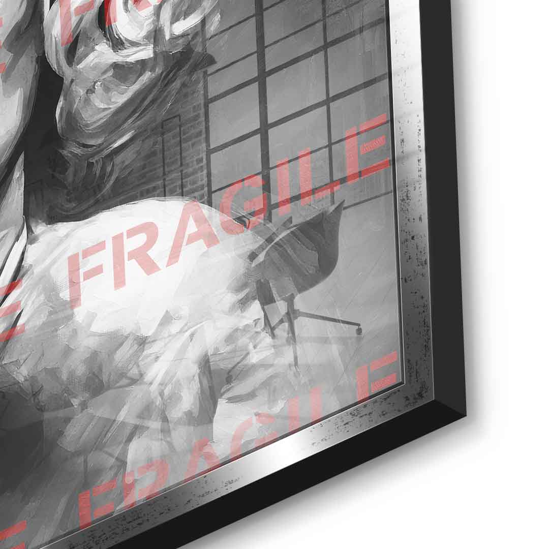 Fragile Monroe - szkło akrylowe