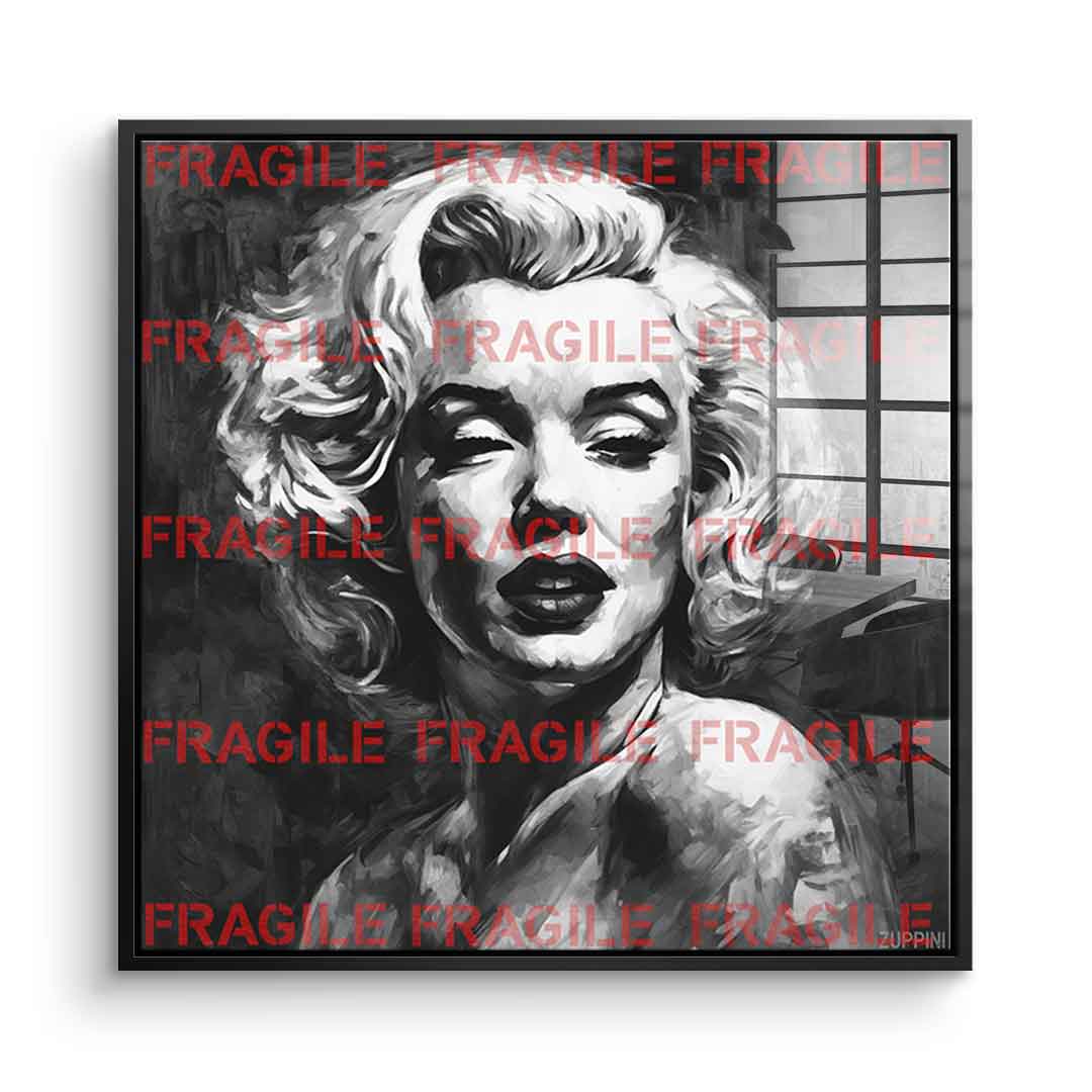 Fragile Monroe - szkło akrylowe