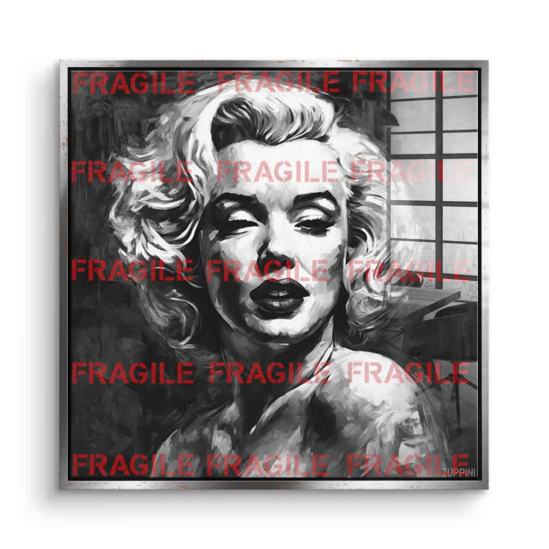 Fragile Monroe - szkło akrylowe