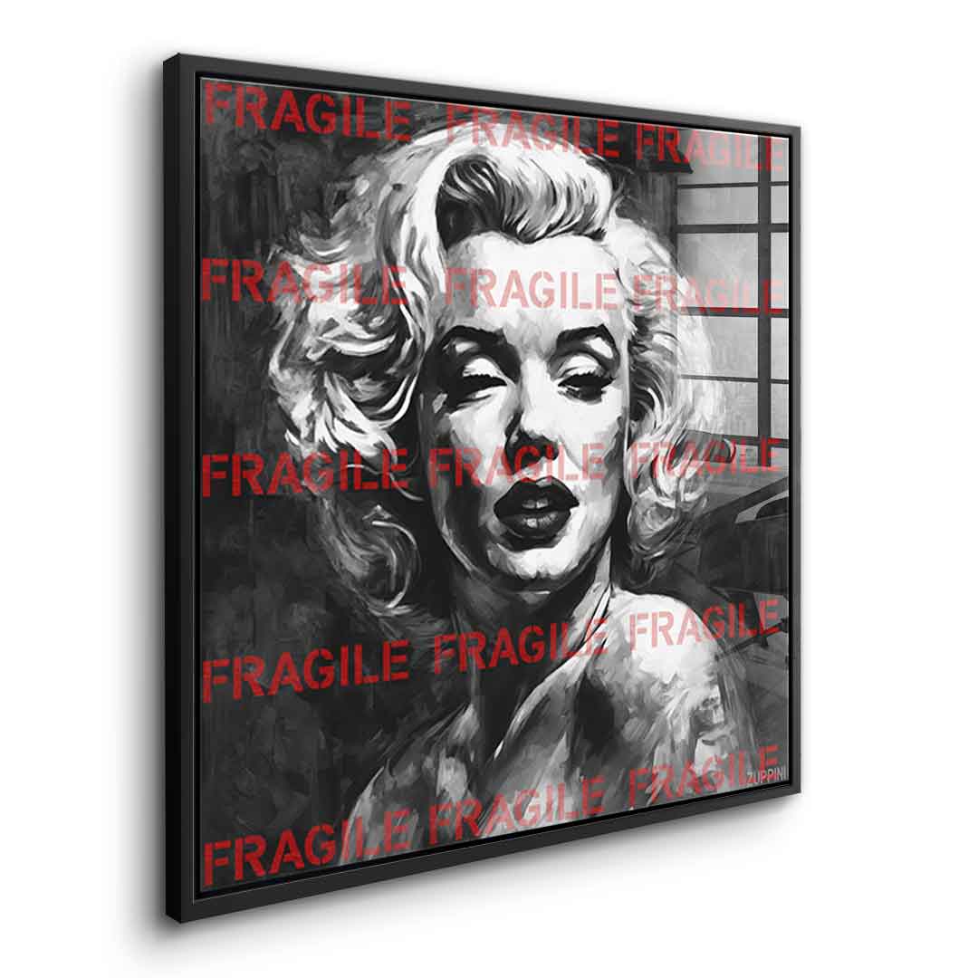 Fragile Monroe - szkło akrylowe