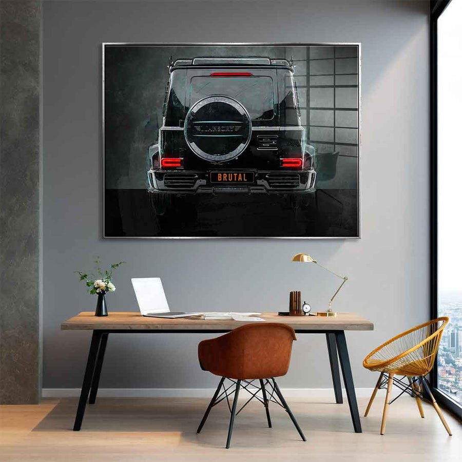 G-Wagon Backside - Acrylglas