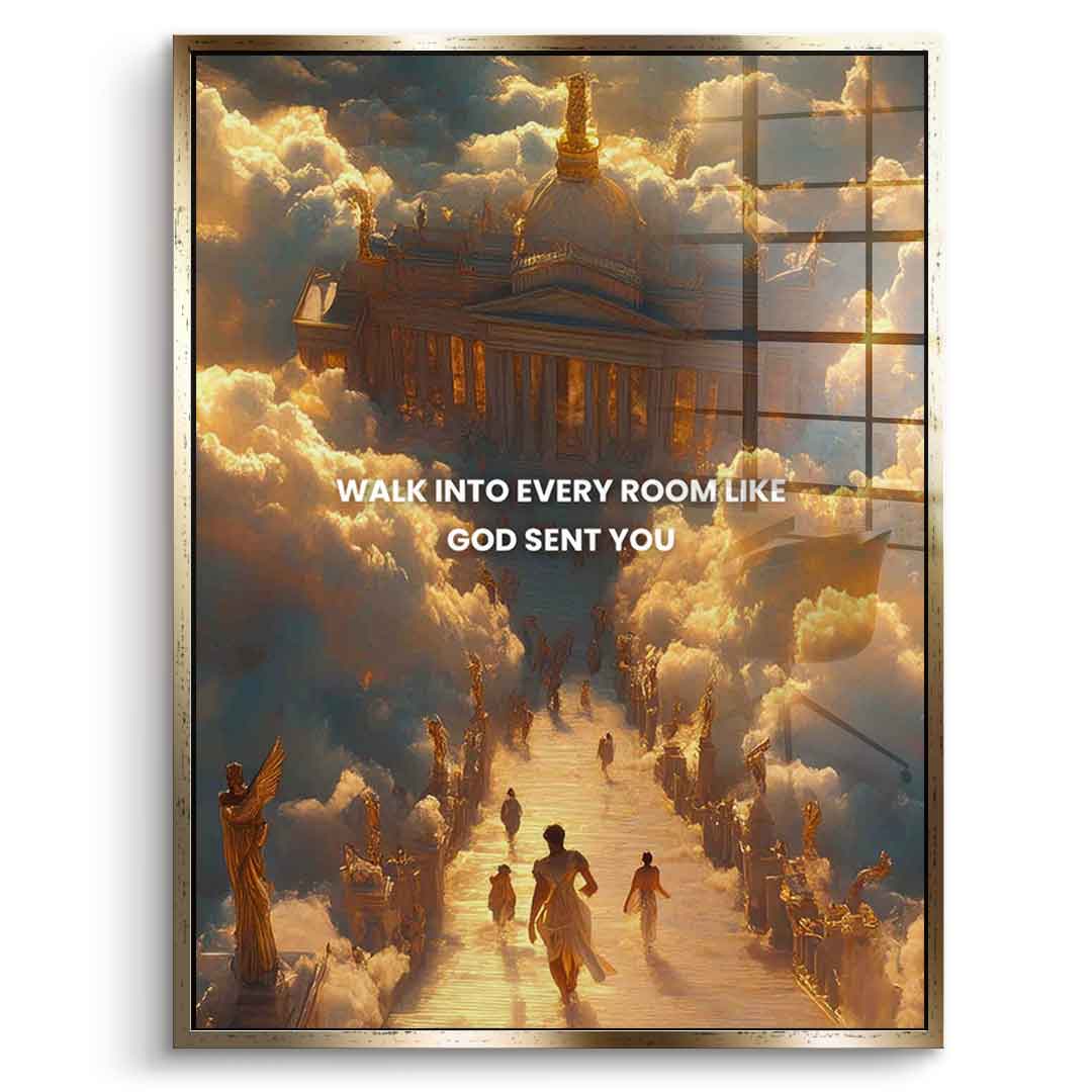 GOD SENT YOU - Acrylic glass