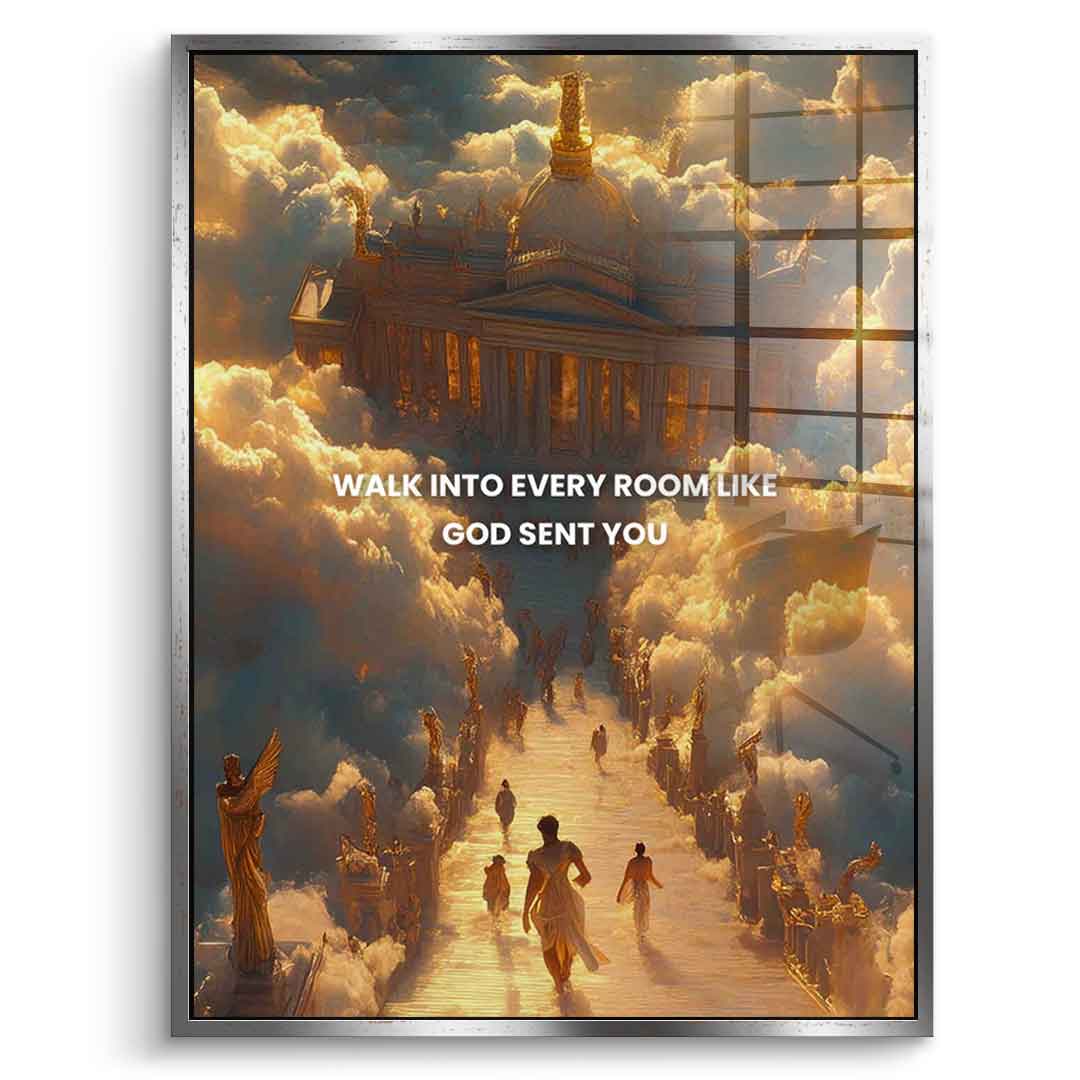 GOD SENT YOU - Acrylic glass