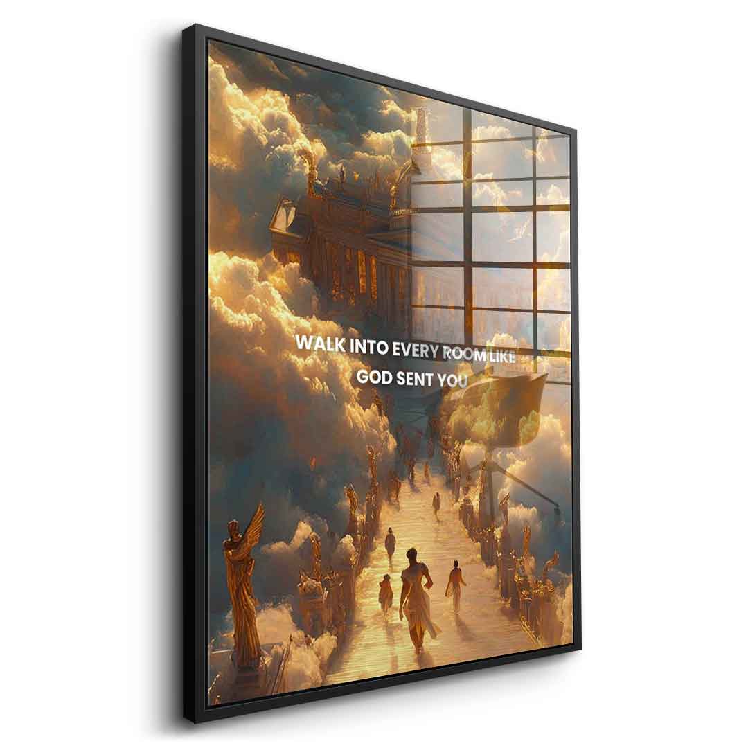 GOD SENT YOU - Acrylic glass