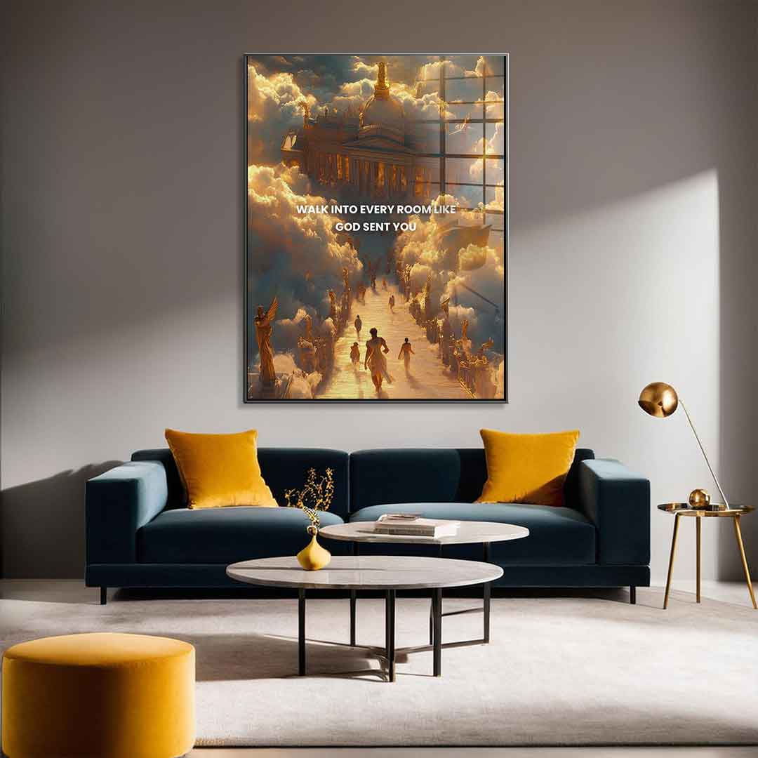 GOD SENT YOU - Acrylic glass