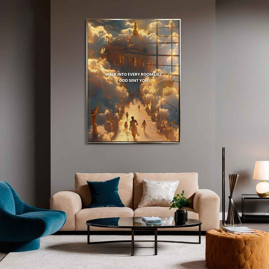 GOD SENT YOU - Acrylic glass