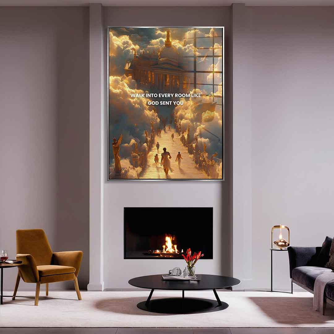 GOD SENT YOU - Acrylic glass