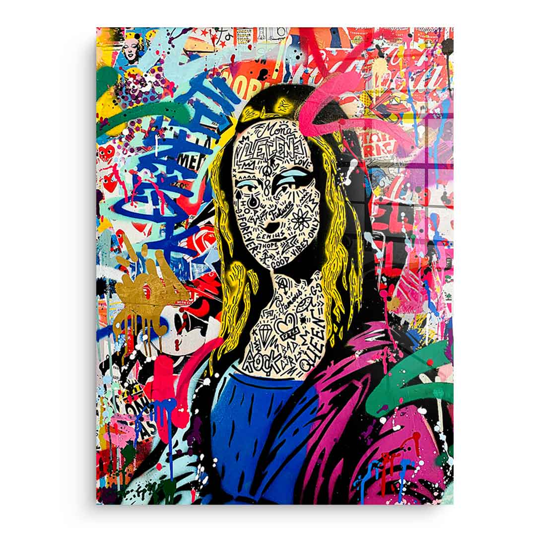 GRAFFITI MONA - Acrylic glass