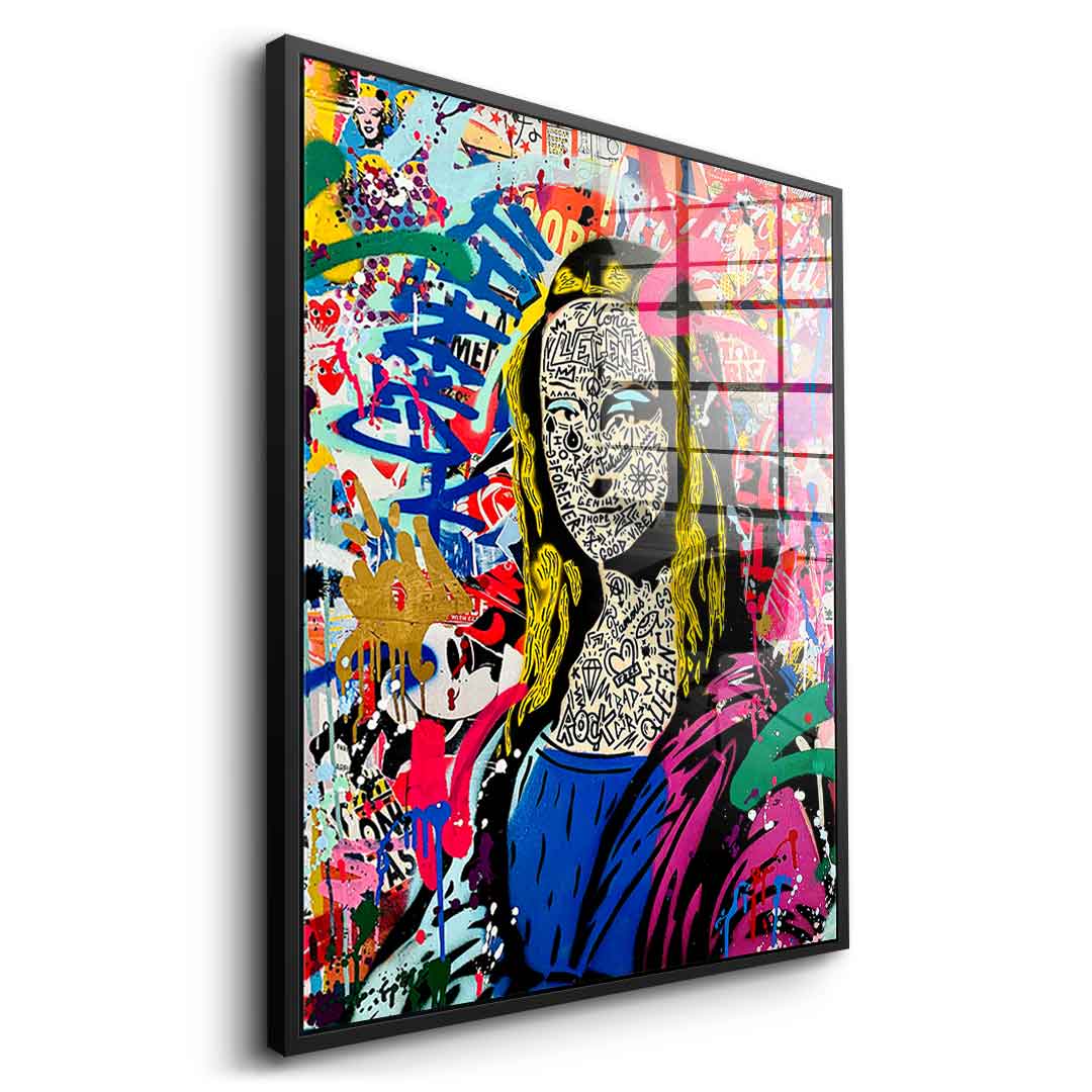 GRAFFITI MONA - Acrylic glass