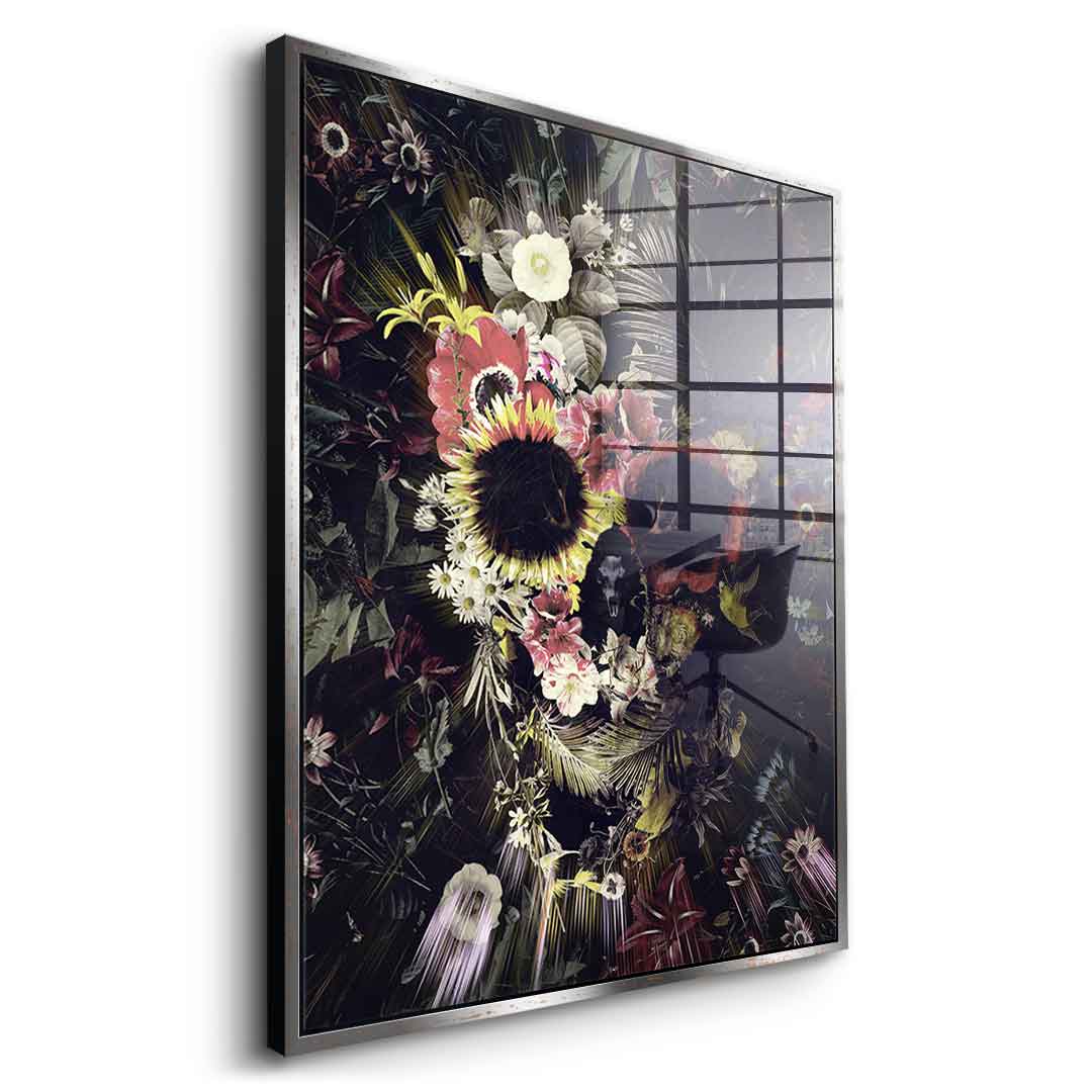 Garden Skull - Acrylglas