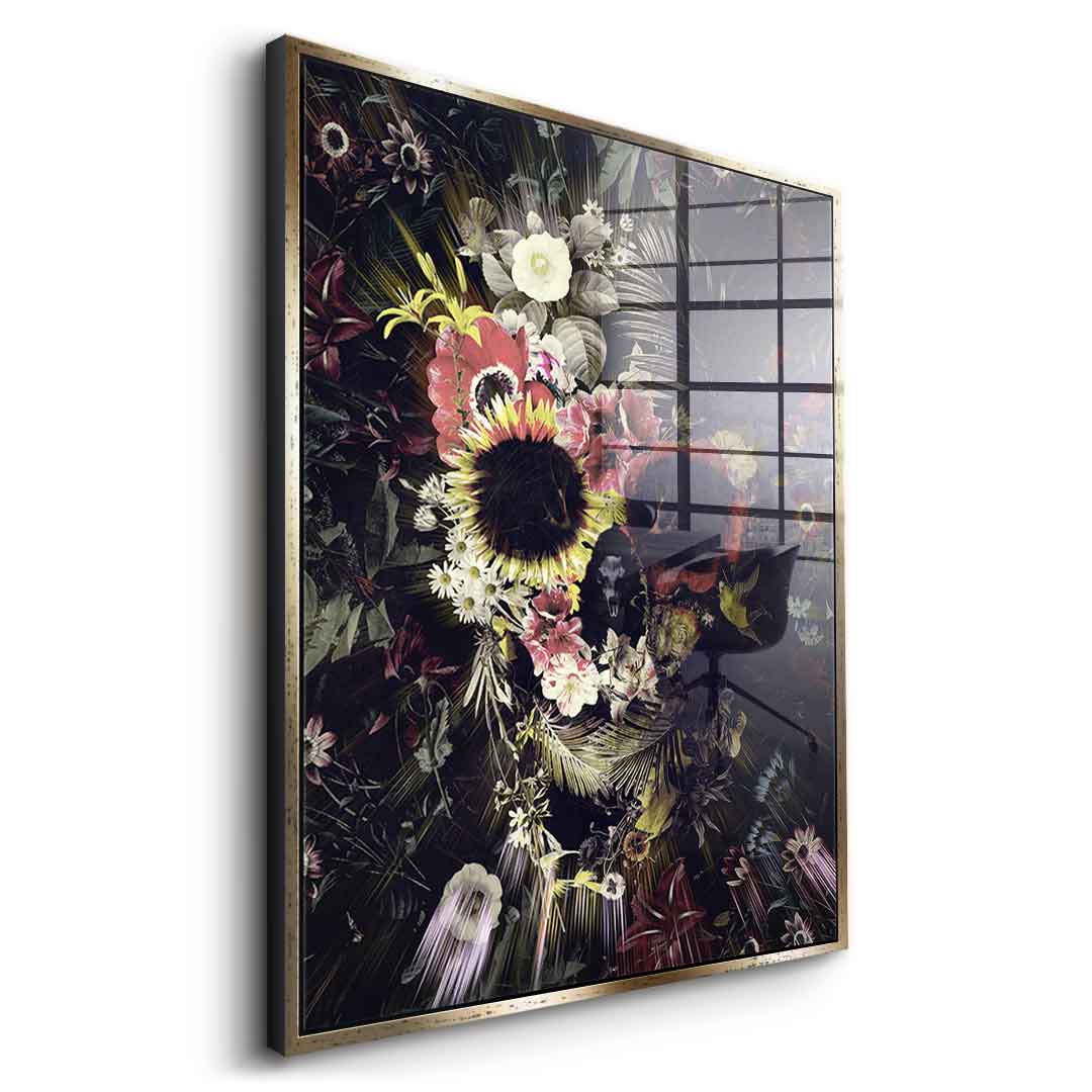 Garden Skull - Acrylglas