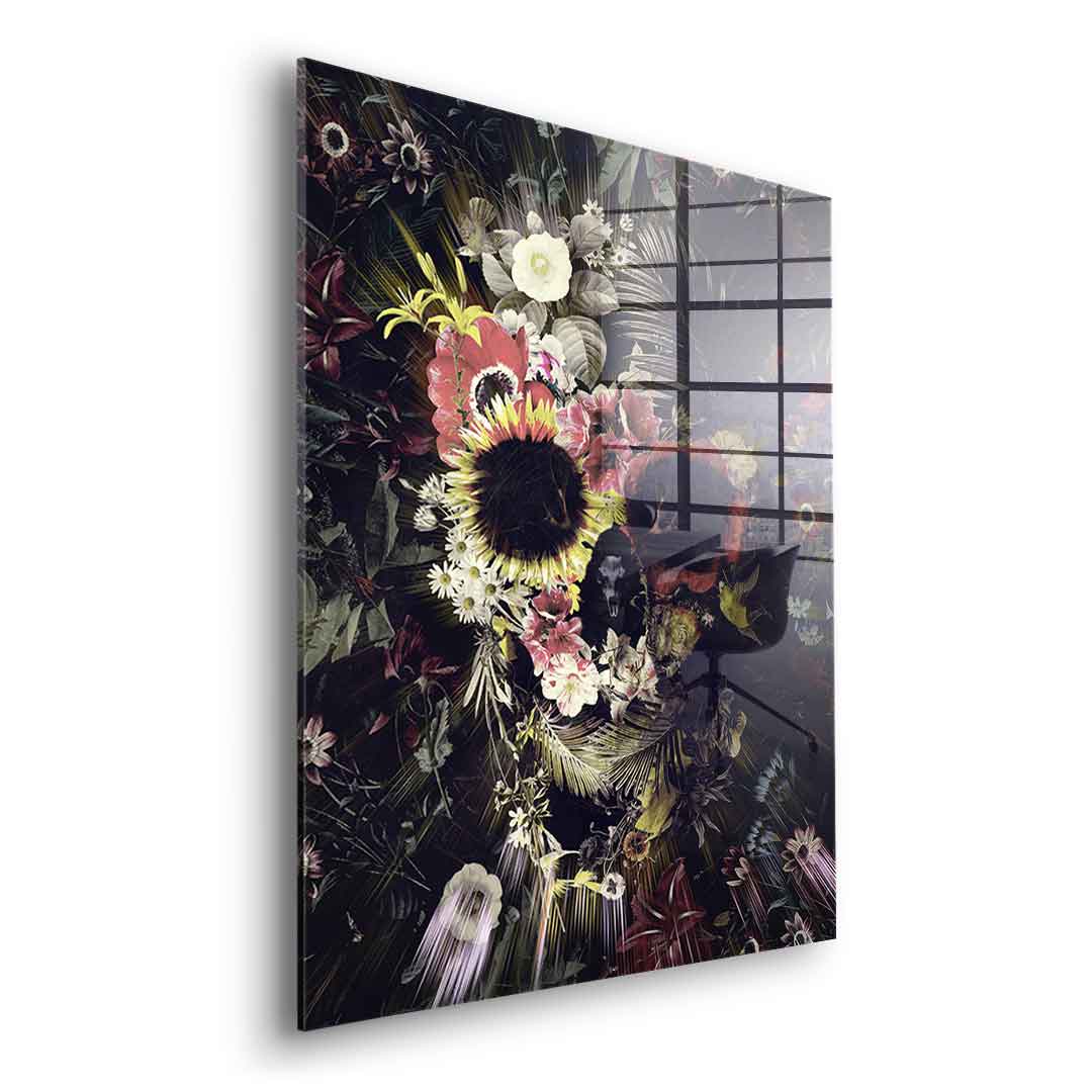 Garden Skull - Acrylglas