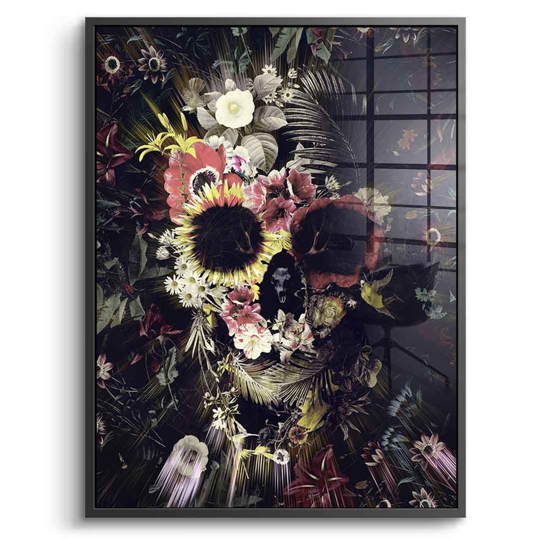 Garden Skull - Acrylglas