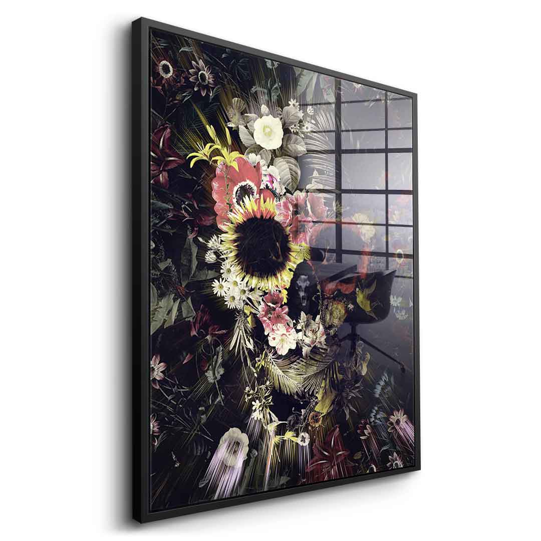 Garden Skull - Acrylglas