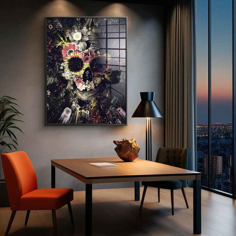Garden Skull - Akryl