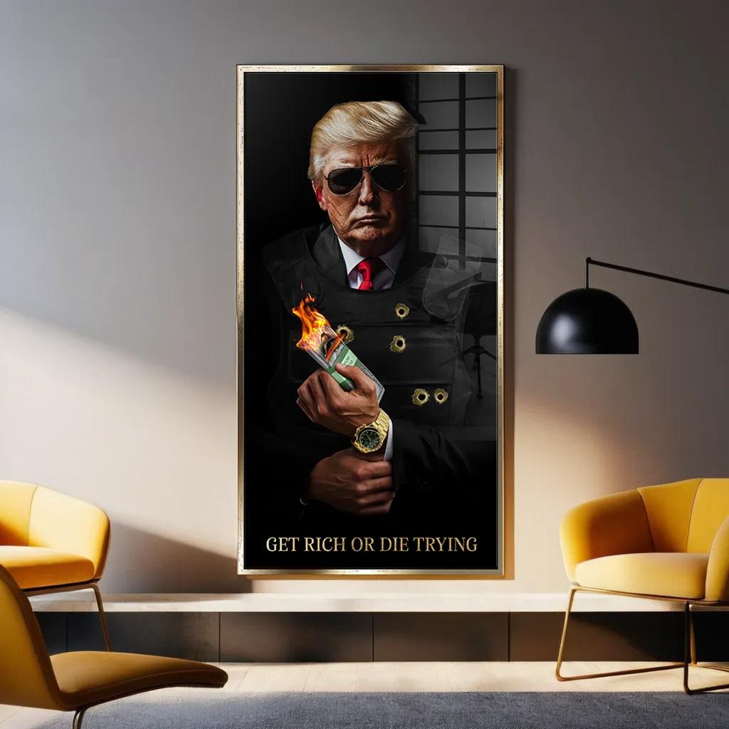 Zbić fortunę albo zginąć próbując #Trump - Szkło akrylowe