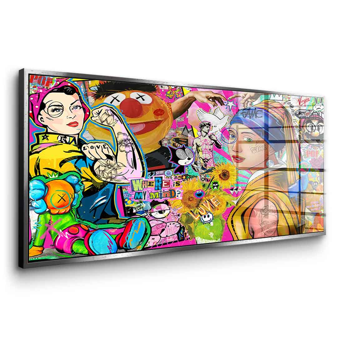 Girl - Where is my mind - Acrylglas