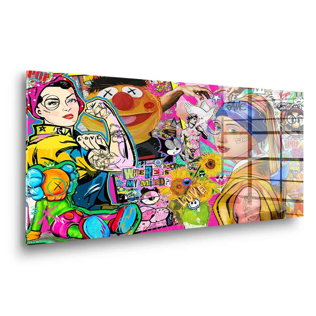 Girl - Where is my mind - Acrylglas