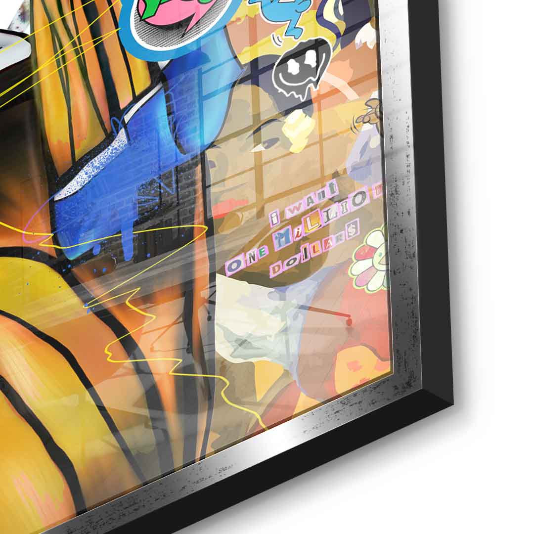 Girl - Where is my mind - Acrylglas