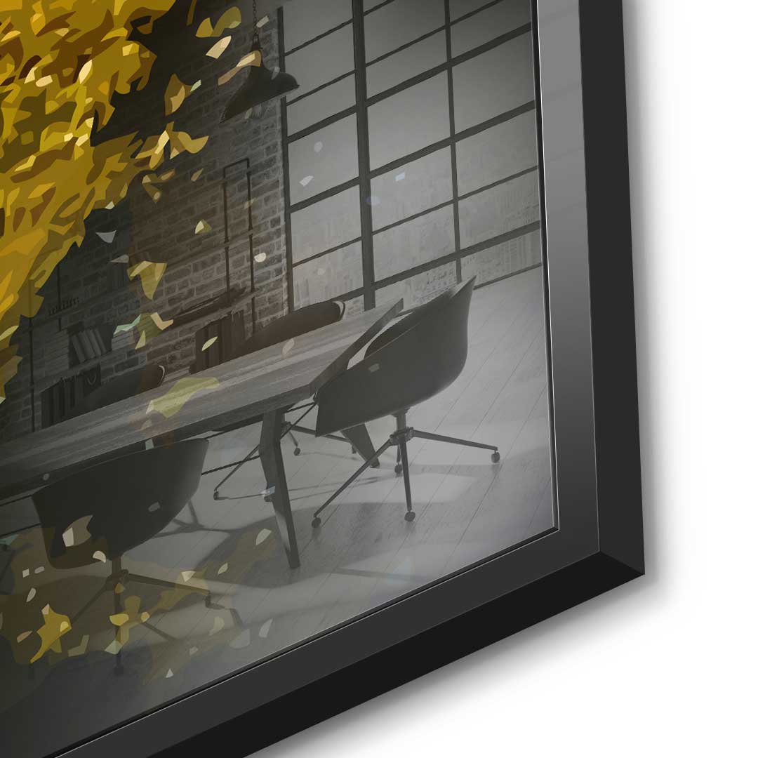 Golden Ethereum - Acrylic glass