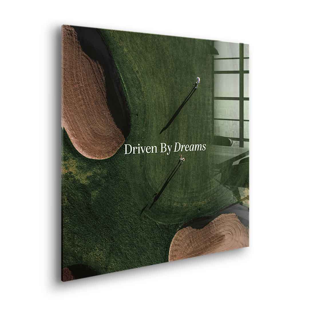 Driven by dreams #Golf V1 - Square Edition - Acrylic glass print