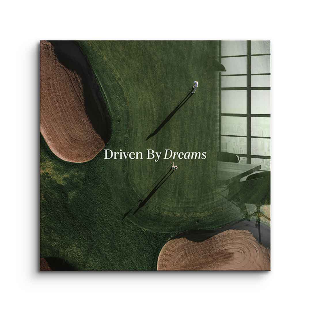 Driven by dreams #Golf V1 - Square Edition - Acrylic glass print