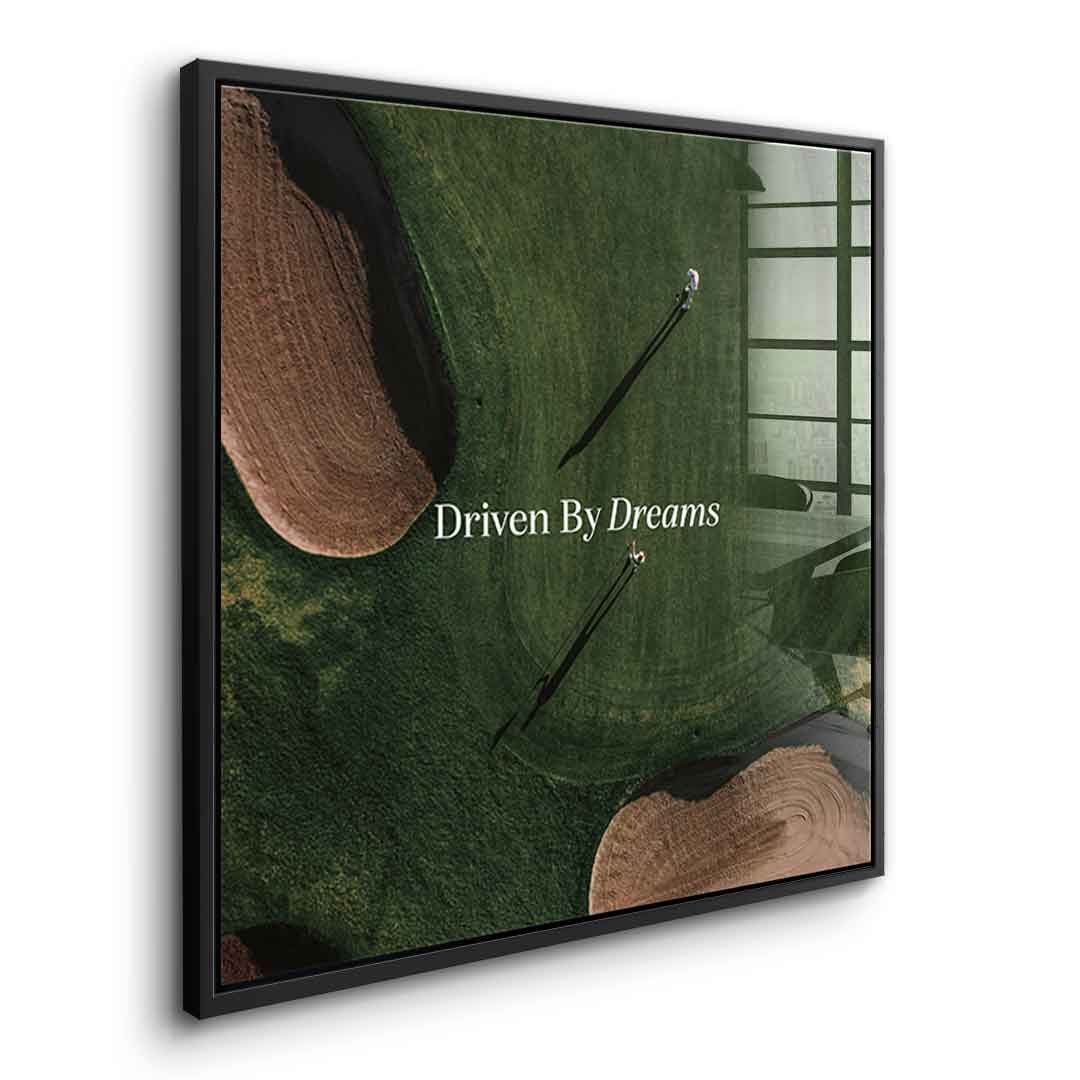 Driven by dreams #Golf V1 - Square Edition - Acrylic glass print