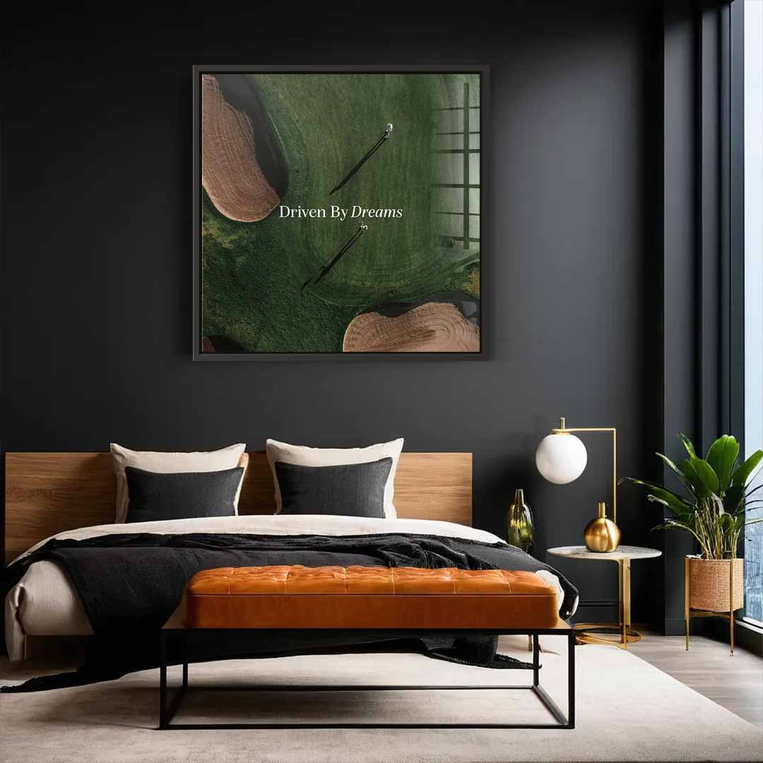 Driven by dreams #Golf V1 - Square Edition - Acrylic glass print