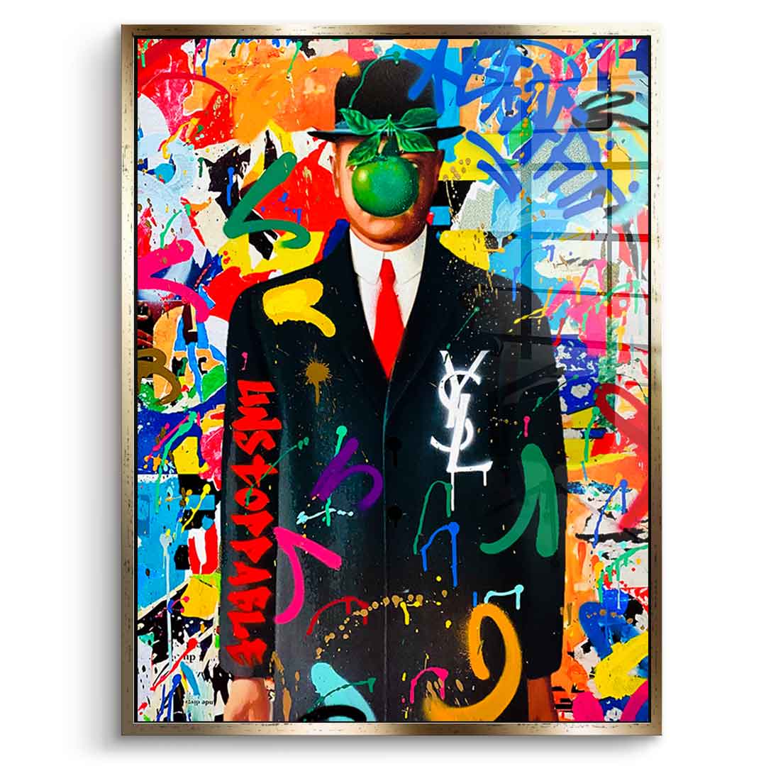 Magritte Graffiti - Acrylic Glass