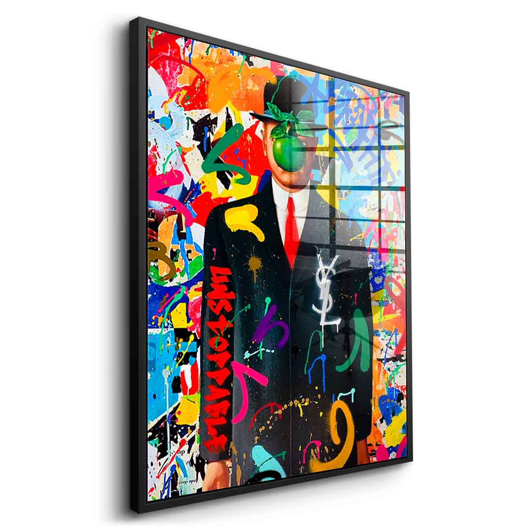 Magritte Graffiti - Acrylic Glass