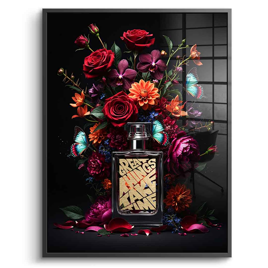 Świetne perfumy - szkło akrylowe